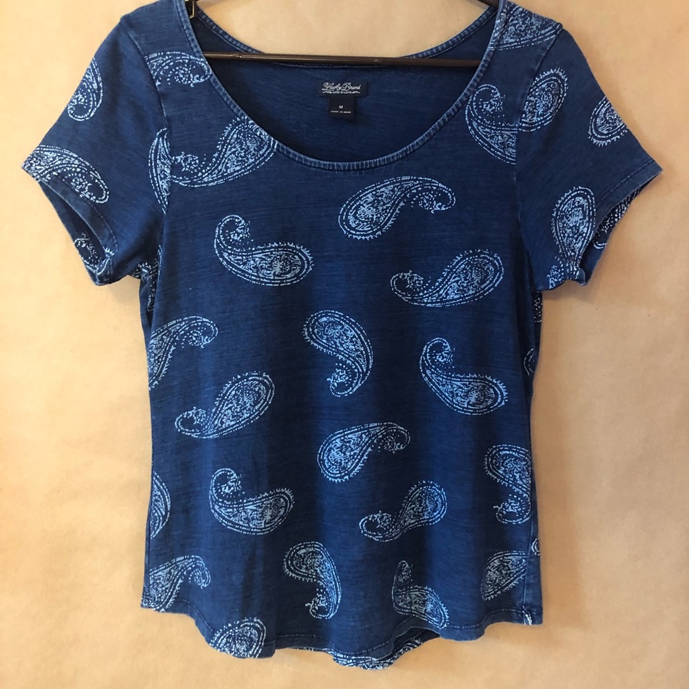Lucky Brand Paisley Top